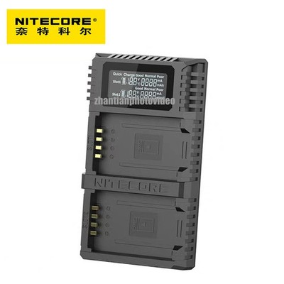 NITECORE FX2 PRO Dual Slot USB QC Battery Charger for Fujifilm NP-T125 Batteries