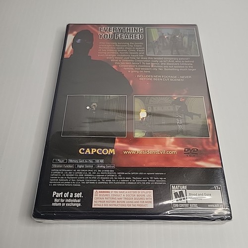 New! Resident Evil Code: Veronica X (PlayStation 2 PS2) Black Label Part Of Set - Picture 7 of 7