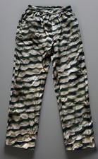 Dries Van Noten Silk Len Lye Pants Zebra Tiger Animal Print Stella McCartney