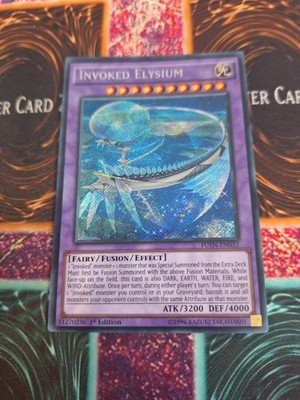 Yu-Gi-Oh! Invoked Elysium FUEN-EN033 Secret Rare 1st Edition Near Mint