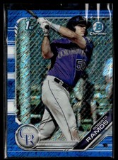 2019 Bowman Chrome Prospects Blue Shimmer Refractor Roberto Ramos /150 Colorado