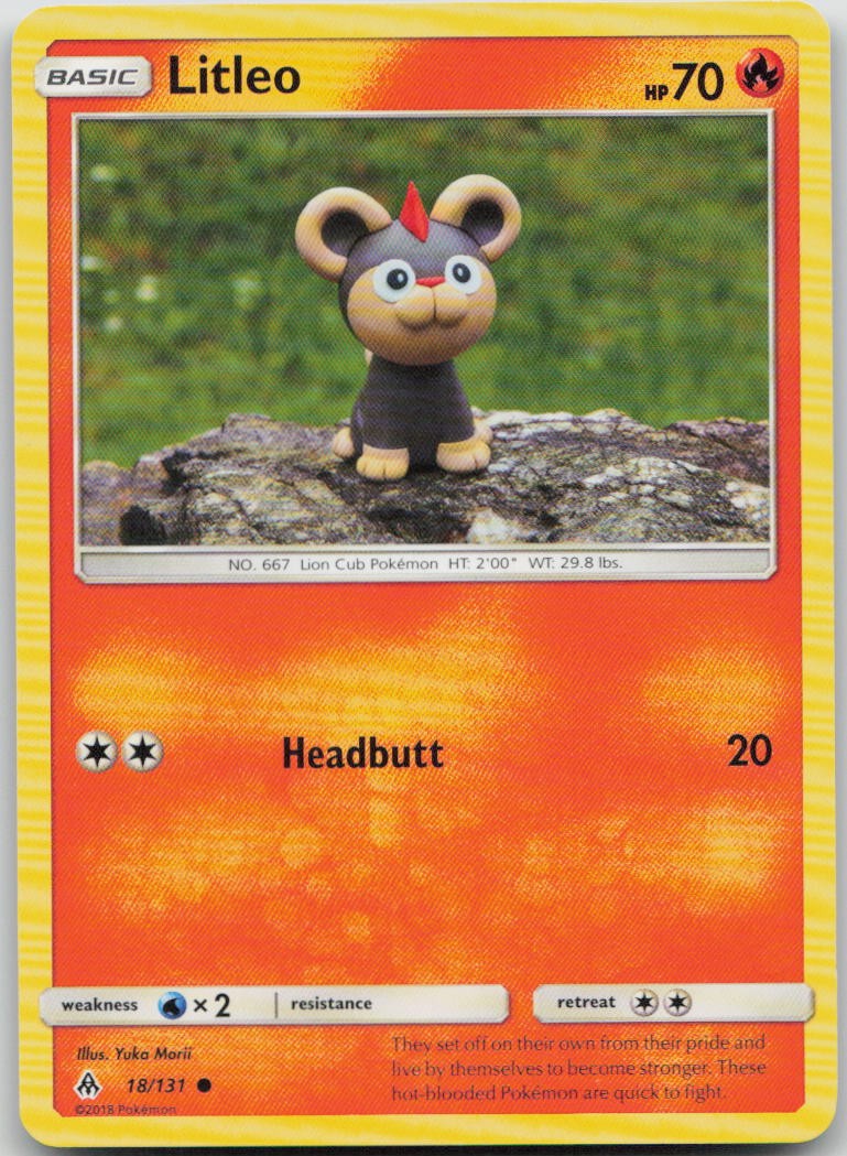 Litleo 18/131 Forbidden Light Common Pokemon MP