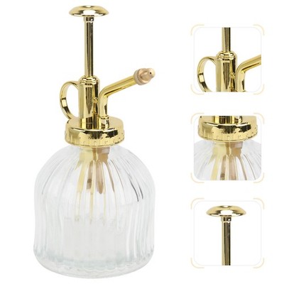 Reusable Glass Flower Watering Kettle with Transparent Body and Large Capacity