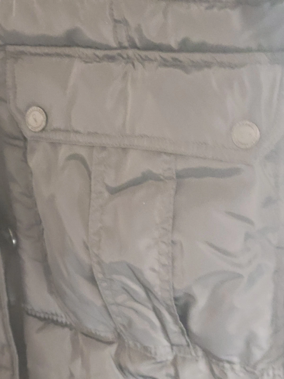 CANADA GOOSE Cappuccio pelliccia sintetica nuovo con etichette Canada Weather Gear Super Triple Goose zip bottone nero taglia L