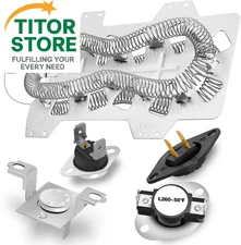 【Upgraded】DC47-00019A Dryer Heating Element for Samsung DV45H7000EW/A2... 