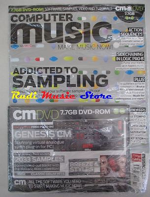 COMPUTER MUSIC Magazin SEALED 127 Lug 2008 DVD-Rom 7,7 GB Addicted to Samplig
