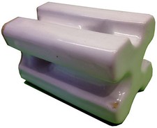 1x Porcelain Bullnose ENDSTRAIN INSULATORS Electric Fence 