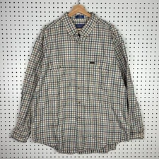 Pendleton Long Sleeve Button Shirt Size XL Plaid Checkered Spring Board Casual 