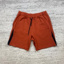 Brady Brand Shorts Mens Medium Orange Red Swe...