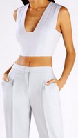 Bcbg rina Haze Crop Party Shirt Top Xs Rnd1t855 Bcbg rina Haze Crop Party Shirt Top Xs Rnd1t855