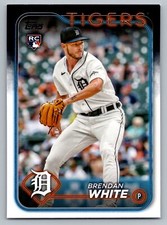 2024 Topps #8 Brendan White RC Detroit Tigers Free S&H