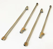 4 GOLIATH INDUSTRIAL 13" STRAIGHT HEAD DUAL TRUCK TIRE INFLATOR AIR CHUCK #STTI