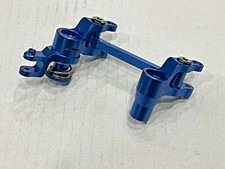 Aluminum Servo Saver Bellcrank Steering For 1/10 Traxxas Maxx Blue 