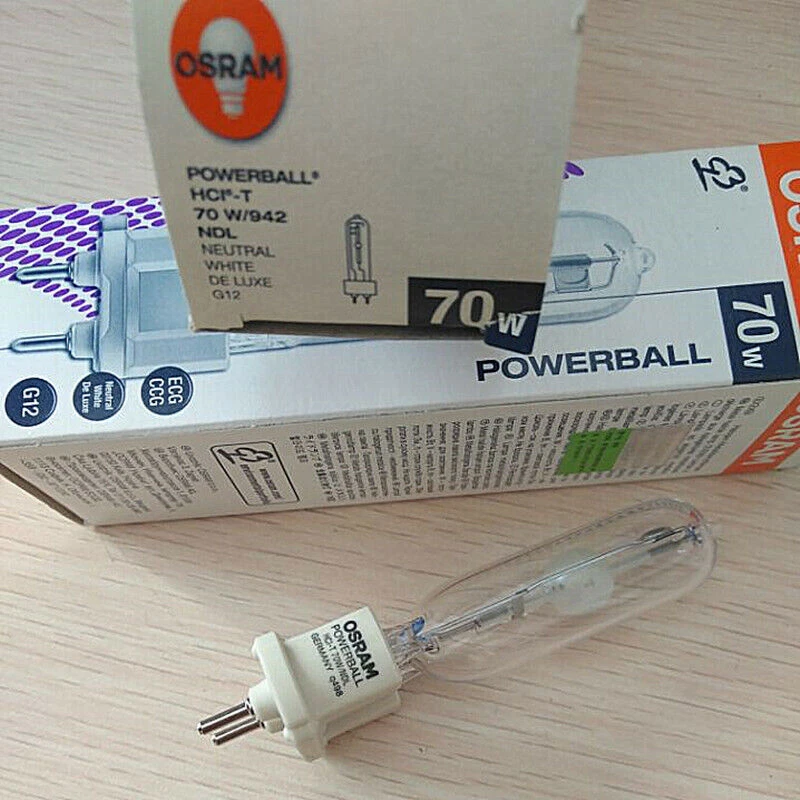 Ceramic Metal Halide Lamp Gas Discharge Bulb OSRAM POWERBALL HCI-T 70W/942 NDL - Image 2 of 4