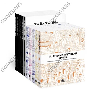 Talk To Me In Korean Levels 6 - 10 Package Textbook Workbook Set Study Learn Fun