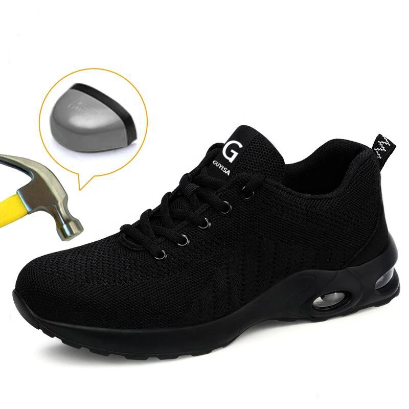 Men Steel Toe Cap Safety Shoes boots Sneakers Work Boots Sports Hiking Boots US