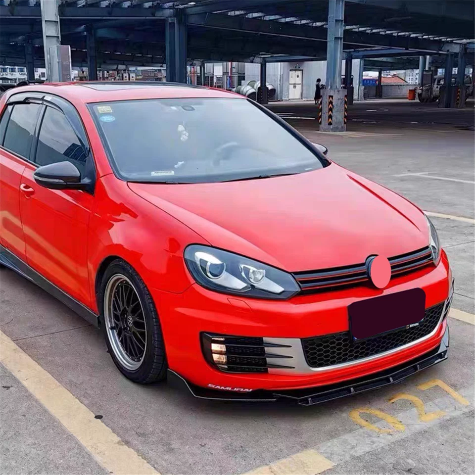 Universal Adjustable Black Fit For Oldsmobile Alero Front Lip Spoiler Splitter Foto 3 de 4