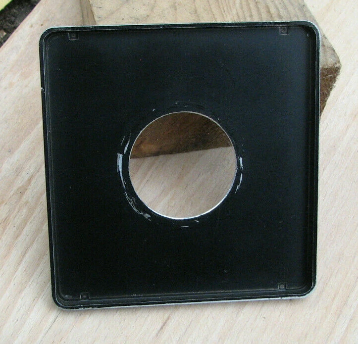 Crown super speed Graphic pacemaker graflex 3x4 lens board for Alphax 1.25" hole - Image 2 of 2