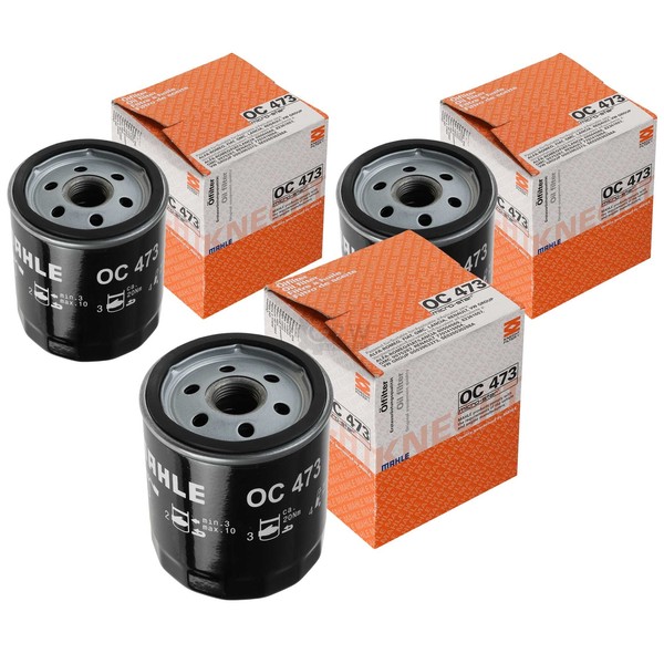 3X Mahle / Knecht ÖLfilter OC 473 Oil Filter-image