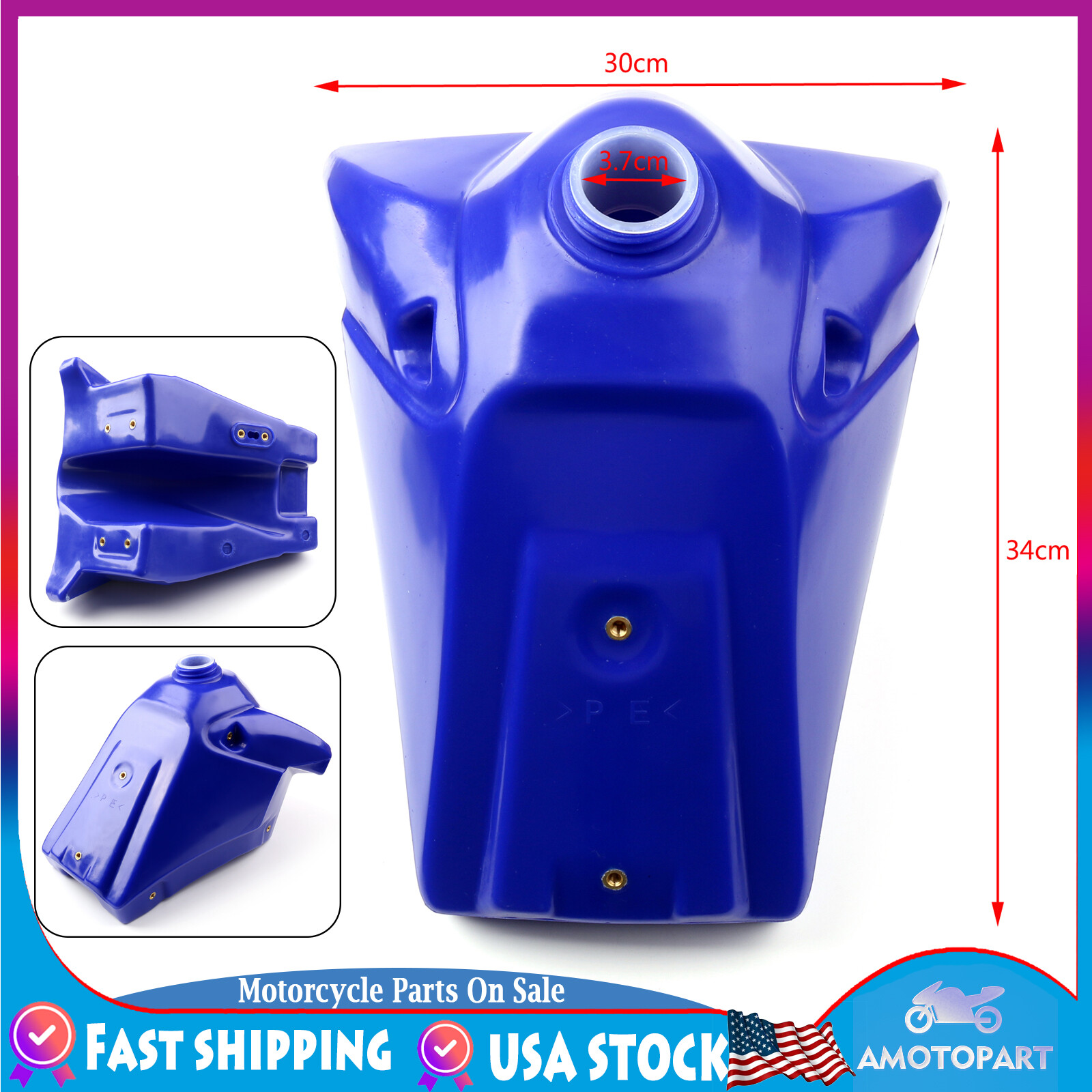 Blue Fuel Gas Tank Petrol Gastank For Yamaha TTR125 TTR 125 20002007