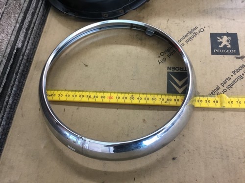 Genuine cibie BEAM headlamp headlight glass bowl rim 7.5inch 190mm Peugeot 403 - Picture 9 of 13