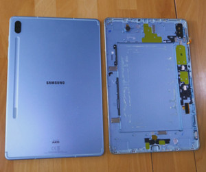 Original Samsung Galaxy Tab S6 10.5" T865 Akkudeckel Backcover Kameraglas Blau