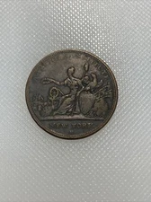 1836 Hard Times Token HT152 Robinson's Gold Medal for the Best Military Buttons