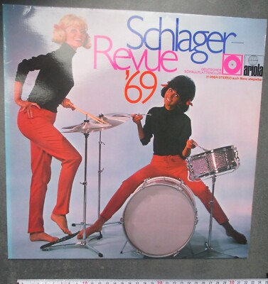 Schlager Revue '69 LP Udo Jürgens, Adriano Celentano, M. Mathieu, Rex Gildo 