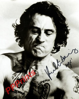 ROBERT DE NIRO cape fear bull taxi deer SIGNED 10X8 REPRO PHOTO PRINT