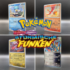 Pokemon "Stürmische Funken" Große Auswahl an Holo und Reverse Holo Einzelkarten