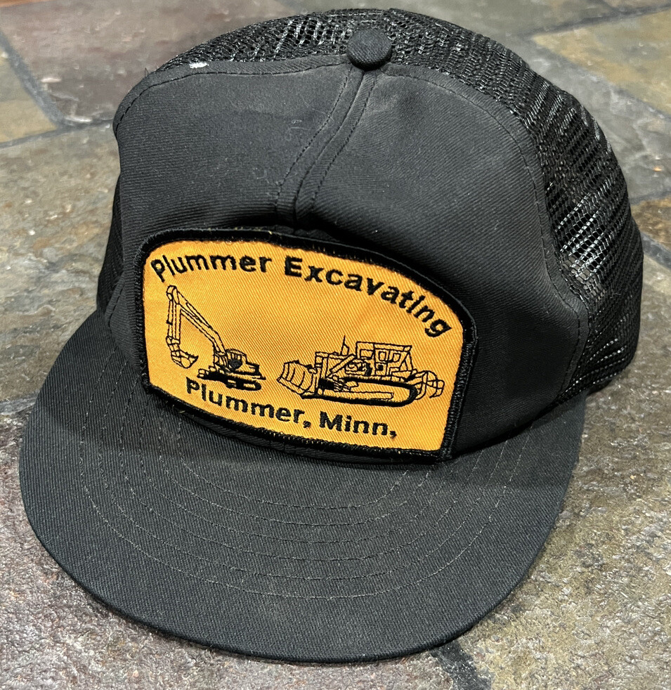 Vintage Plummer Excavating Plummer Minnesota Hat … - image 1