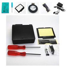 NEW GBA SP Game Boy Advance SP Replacement Housing Shell Screen Lens Black USA 