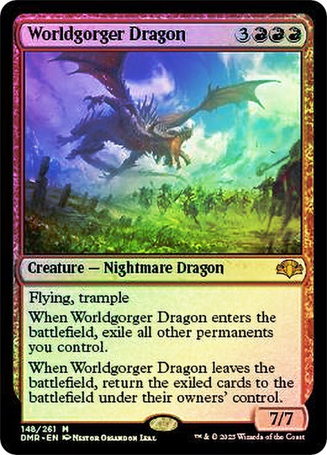 Worldgorger Dragon - Mythic FOIL NM - Dominaria Remastered | eBay