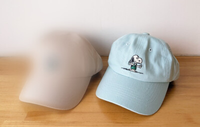 Starbucks coffee x Peanuts Snoopy baseball cap blue online