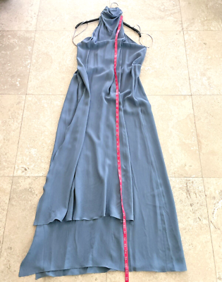 linen halter neck dress Halter neck linen maxi dress MOCO