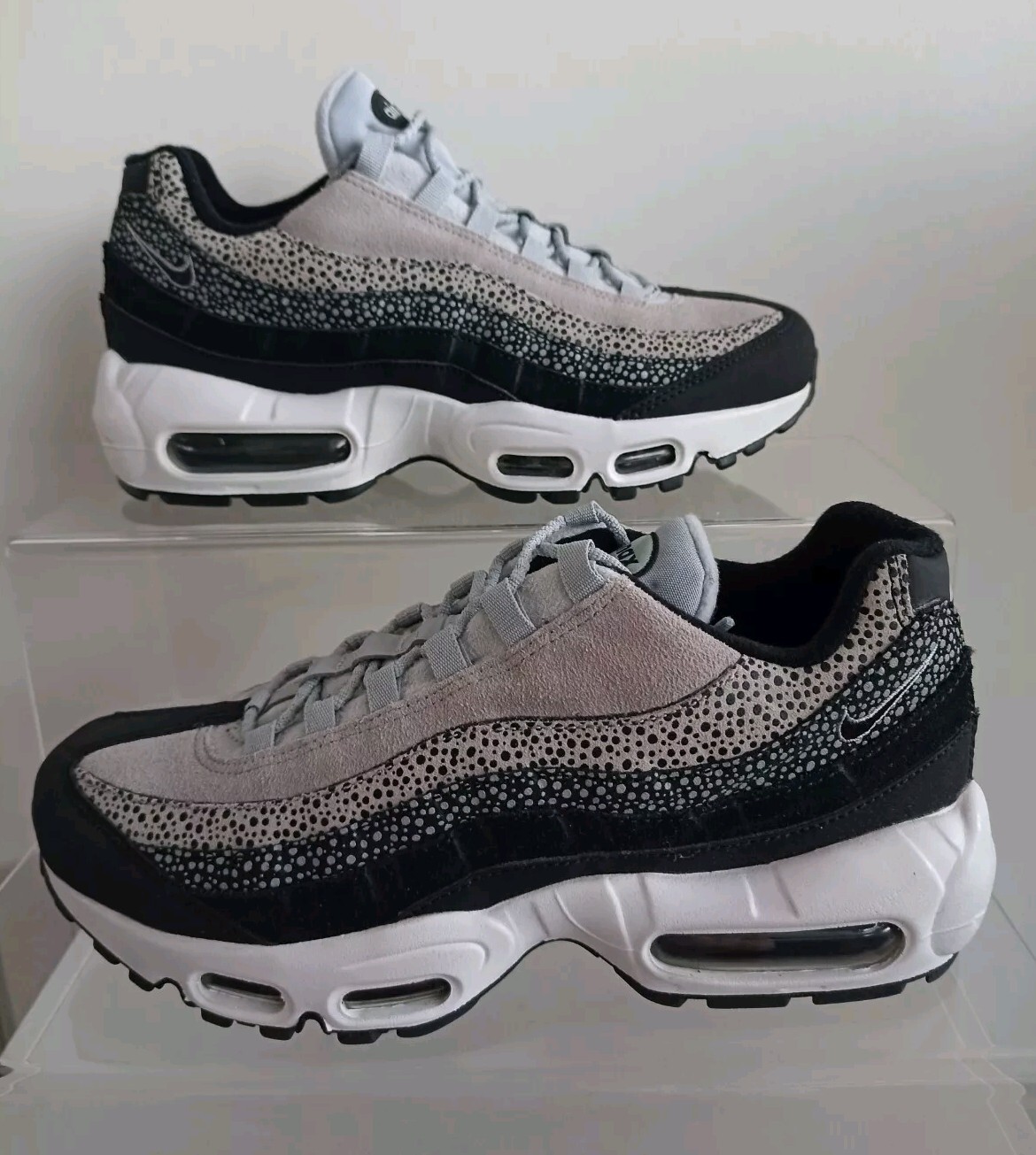 NIKE AIR MAX 95 PRM ,,BLACK - GREY''  SIZE UK 4.5 EUR 38 (807443 016)