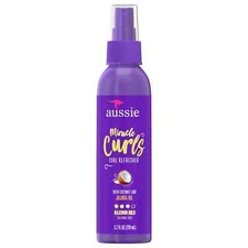Aussie Miracle Curls Refresher Spray Gel with Coconut & Jojoba Oil, 5.7 Fl oz