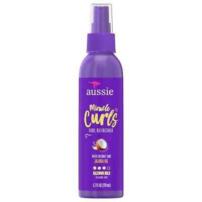 #ad Aussie Miracle Curls Refresher Spray Gel with Coconut amp; Jojoba Oil 5.7 Fl oz $9.98