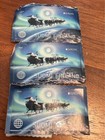 Air mail stamps from Finland, northern lights, Aurora, Santa — photo 1