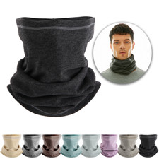 Winter Thermal Neck Warmer Outdoor Neck Gaiter Face Scarf Face Cover for Unisex