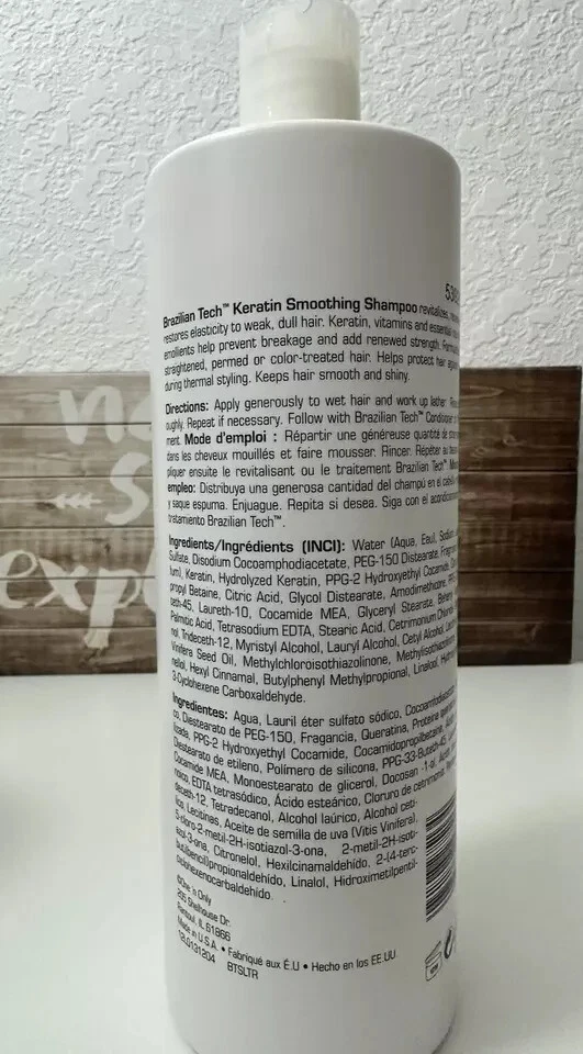 One n Only Brazilian Tech Keratin Smoothing Shampoo, 33.8 Fl. Oz - Image 2 of 2