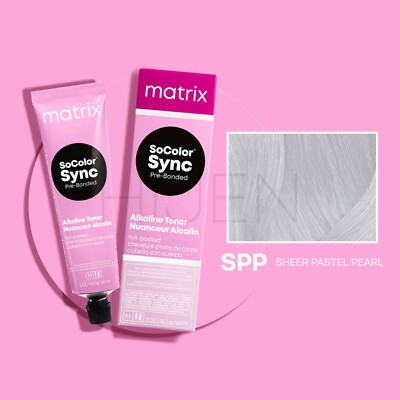 MATRIX SoColor Sync Pre-Bonded Alkaline Toner or Cream Developer (Choose Yours)