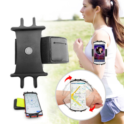 Gym Running Jogging Arm Band Sports Armband Case Holder Strap For