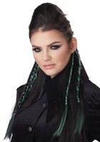 California Costumes Clip In GrüNe HaarzöPfe Punk Halloween Accessoire 7020-107