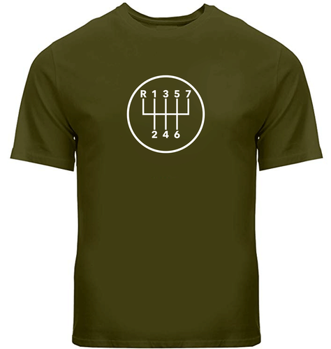 Manual Transmission Shift Pattern 7 Speed Stick Shirts Unisex Mens Tee T-Shirt - Picture 18 of 34