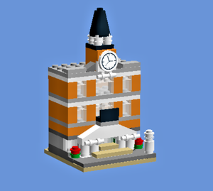 lego town hall ebay