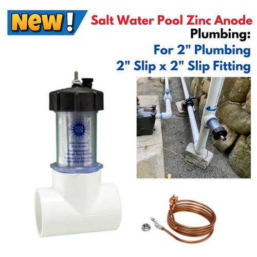 Salt Water Pool Zinc Anode for Prevent Corrosion Protect Pool Heater