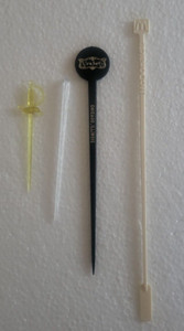 4 VINTAGE RARE CRICKET'S CHICAGO , McDONALD COCKTAIL / COFFEE STIRROD