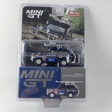 Range Rover 1971 Blue - Mini GT MGT 00542 1971 British Trans-Americas Expedition