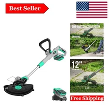 Powerful 20V Battery-Powered String Trimmer: Lightweight & Versatile Edging Tool